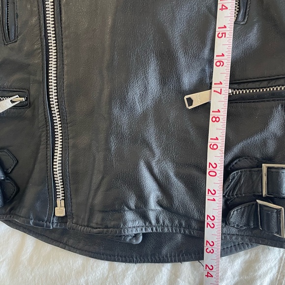 Genuine leather motorcycle jacket German Echtes Leder - Picture 9 of 10